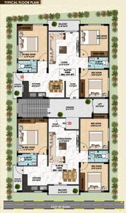 Project Image of 1317.0 - 1323.0 Sq.ft 3 BHK Apartment for buy in VR Elite Gardens Block 2