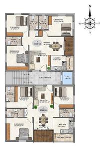 Project Image of 1360.0 - 1380.0 Sq.ft 3 BHK Apartment for buy in Lansum Aishwarya