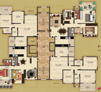 Project Image of 0.0 - 1165.0 Sq.ft 2 BHK Apartment for buy in Mantri Eternity