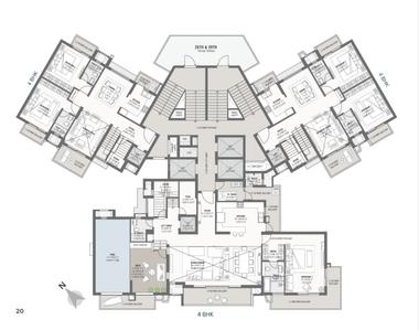 Project Image of 1300 Sq.ft 3 BHK Apartment / Flat for sale in Gujarat International Finance Tec City for Rs. 32500000