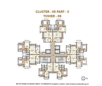Project Image of 350.26 - 570.06 Sq.ft 1 BHK Apartment for buy in Runwal My City Phase II Cluster 05 Part II