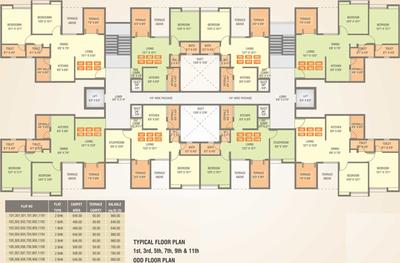 Project Image of 349.0 - 634.0 Sq.ft 1 BHK Apartment for buy in Zenith Utsav Residency Phase I