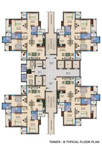 Project Image of 1495.0 - 2420.0 Sq.ft 3 BHK Apartment for buy in Ramprastha Imperial Heights Phase 1