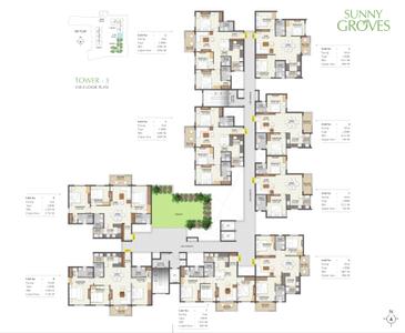 Project Image of 1120.0 - 3370.0 Sq.ft 2 BHK Apartment for buy in Cynosure Sunny Groves