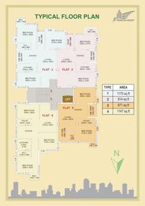 Project Image of 871.0 - 1170.0 Sq.ft 2 BHK Apartment for buy in Webstar Bluebell