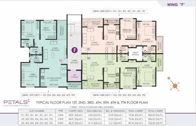 Project Image of 1300 Sq.ft 2.5 BHK Apartment / Flat for sale in Tathawade for Rs. 10300000