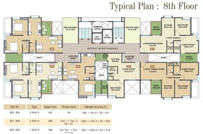 Project Image of 580 Sq.ft 1 BHK Apartment / Flat for sale in Dhayari for Rs. 4000000
