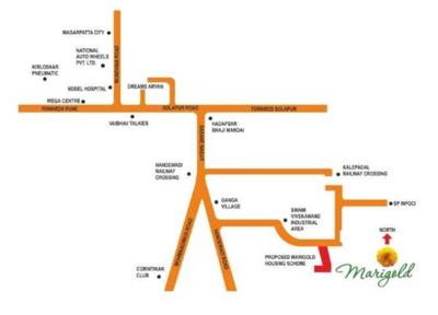 Project Image of 430.0 - 710.0 Sq.ft 1 BHK Apartment for buy in Nagpal Marigold