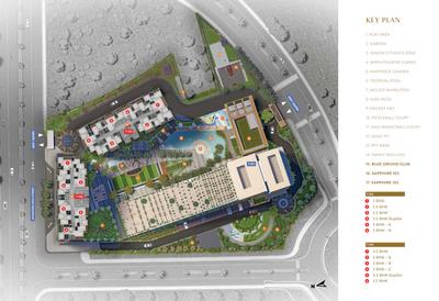 Project Image of 947.0 - 2244.0 Sq.ft 2.5 BHK Apartment for buy in Amanora Gateway Towers II