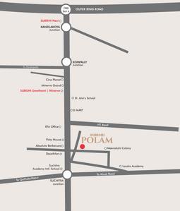 Project Image of 2050.0 - 3400.0 Sq.ft 3 BHK Apartment for buy in Subishi Polam