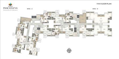 Project Image of 754.98 - 788.99 Sq.ft 2 BHK Apartment for buy in Sanskruti Panchtatva