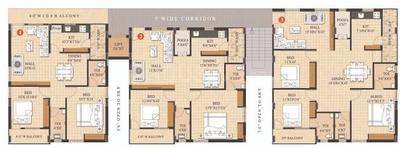 Project Image of 1500.0 - 1700.0 Sq.ft 4 BHK Apartment for buy in Sai Grandeur