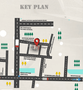 Priya Sivasankari Apartments Location Plan 1