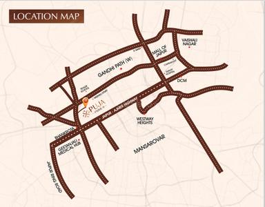 Project Image of 1320.0 - 1770.0 Sq.ft 3 BHK Apartment for buy in Puja Prime II