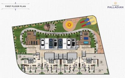 Project Image of 611.0 - 849.0 Sq.ft 2 BHK Apartment for buy in Tharwani Palladian