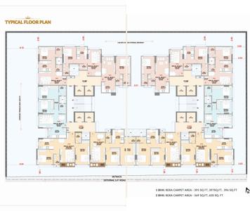 Project Image of 394.93 - 650.0 Sq.ft 1 BHK Apartment for buy in Vaibhav Queens Avenue