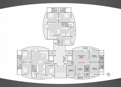 Project Image of 1274.0 - 1900.0 Sq.ft 3 BHK Apartment for buy in Avion Luxuria