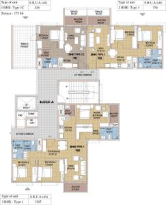 Project Image of 345.0 - 1416.0 Sq.ft 1 BHK Apartment for buy in Sipani Bliss II Tower A To Tower E