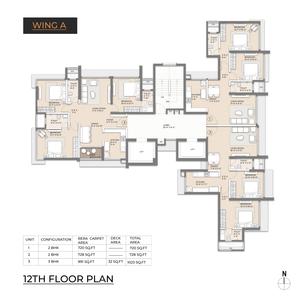 Project Image of 1164 Sq.ft 2 BHK Apartment / Flat for sale in Malad West for Rs. 23900000