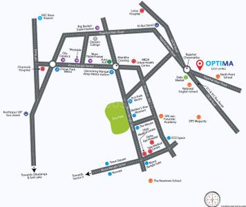 Project Image of 557.0 - 995.0 Sq.ft 2 BHK Apartment for buy in Srijan Optima Phase 2