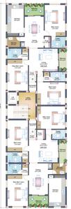 Pushkar Padmashri Padmashri Cluster Plan from 1st to 3rd Floor 1