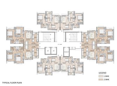 Project Image of 407.0 - 586.96 Sq.ft 1 BHK Apartment for buy in Sunteck One World 