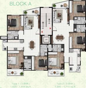 Project Image of 907.0 - 1715.0 Sq.ft 2 BHK Apartment for buy in Legacy Calista