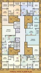 Project Image of 582.0 - 723.0 Sq.ft 1 BHK Apartment for buy in Shree Sriroz Paradise II