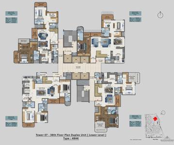 Project Image of 1794.0 - 5143.0 Sq.ft 2.5 BHK Apartment for buy in Sattva Aangane