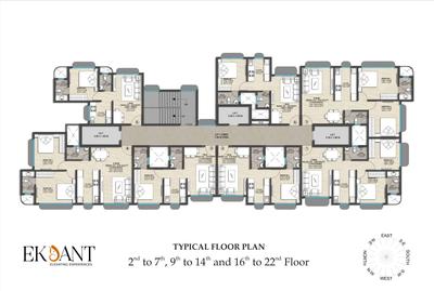 Project Image of 350.0 - 610.0 Sq.ft 1 BHK Apartment for buy in Ekdant