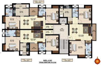 Project Image of 728.0 - 1500.0 Sq.ft 2 BHK Apartment for buy in SPS Brownstar