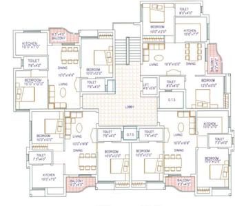 Project Image of 840.0 - 2408.0 Sq.ft 2 BHK Apartment for buy in Agni Lakshmi Kripa