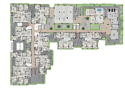 Project Image of 1720.0 - 2417.0 Sq.ft 2.5 BHK Apartment for buy in Veegaland Lluvia Garden