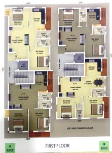 Project Image of 932.0 - 1009.0 Sq.ft 2 BHK Apartment for buy in RTV Thiruvengadam Enclave
