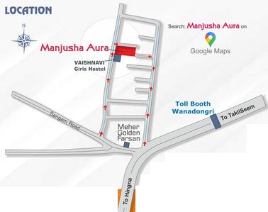 Project Image of 971.0 - 991.0 Sq.ft 2 BHK Apartment for buy in Manjusha Aura