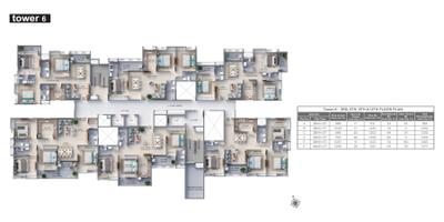 Project Image of 960 Sq.ft 3 BHK Apartment / Flat for sale in Rajarhat for Rs. 12300000