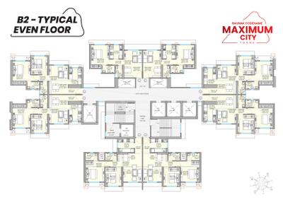 Project Image of 430.01 - 615.48 Sq.ft 1 BHK Apartment for buy in Raunak Maximum City