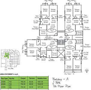 Project Image of 754.0 - 791.0 Sq.ft 2 BHK Apartment for buy in Pinnacle Apartment