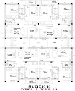 Project Image of 475.0 - 1465.0 Sq.ft 1 BHK Apartment for buy in Ruby Homes