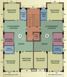 Project Image of 0.0 - 1070.0 Sq.ft 3 BHK Apartment for buy in Trans Enclave