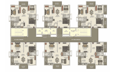 Project Image of 1296.0 - 1967.0 Sq.ft 2 BHK Apartment for buy in Anuhar Towers
