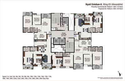 Project Image of 837.0 - 1214.0 Sq.ft 2 BHK Apartment for buy in Nyati Esteban II