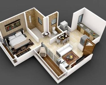 Project Image of 801.0 - 883.0 Sq.ft 2 BHK Apartment for buy in Somani Pyramid Residency