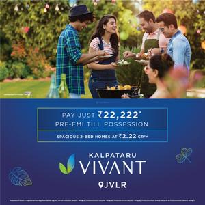 Project Image of 618.0 - 1740.0 Sq.ft 2 BHK Apartment for buy in Kalpataru Vivant South Wing B