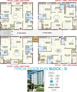 Project Image of 1320.0 - 2190.0 Sq.ft 2 BHK Apartment for buy in EIPL Skyila