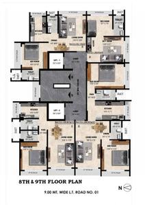 Project Image of 250.8 - 645.0 Sq.ft 1 RK Apartment for buy in Meghna Riviera