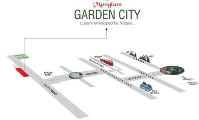 Project Image of 980.05 - 1731.05 Sq.ft 3 BHK Apartment for buy in Manglam Garden City Phase II