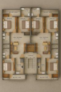 Project Image of 1125.0 - 1485.0 Sq.ft 3 BHK Builder Floor for buy in Garg Homes Urban Bloosom Floors