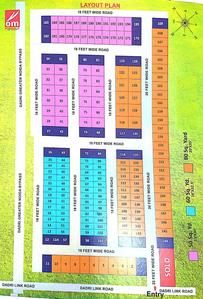 Om Radha Kunj Layout Plan 1