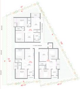 Siri Enclave Infra Cluster Plan from 1st to 5th Floor 1